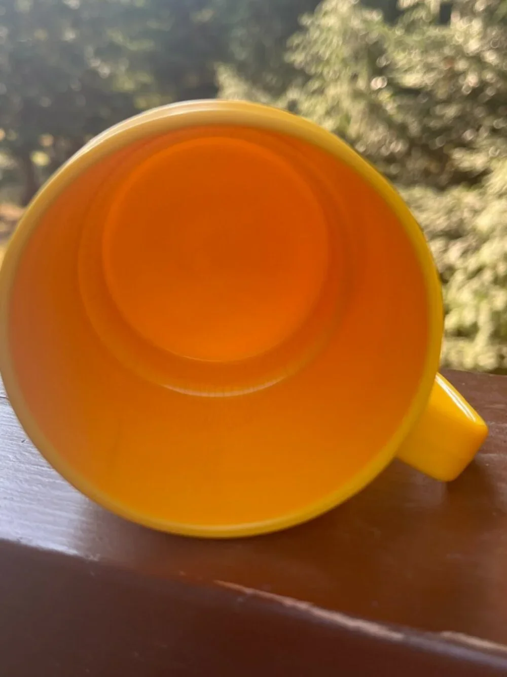 Vintage Retro 1970s Rubbermaid Yellow Ribbed Stackable Plastic Mugs Cups Set